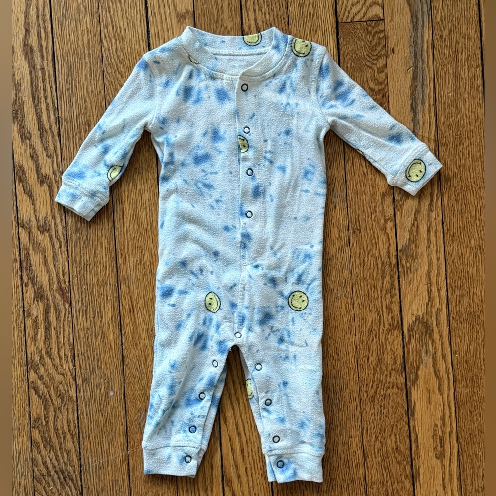 PJ Salvage Smiley One Piece - Size 3-6 Months
